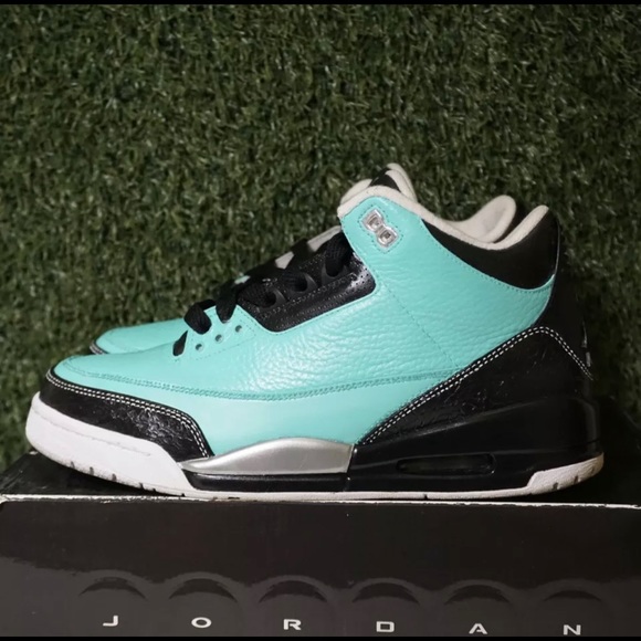 ?Tiffany Blue Air Jordan 3 Sz. 9.5 Custom Made ? main image 4